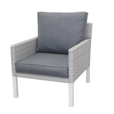 Moderne stijl 4 stukken outdoor rattan meubels lounge set met L193xW71xH77cm sofa grootte