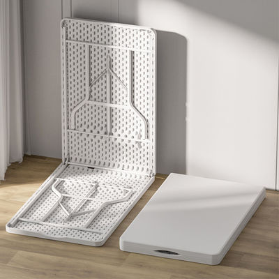 Moderne ontwerp Stock size Draagbare plastic wit vouwbanketafel voor picknickfeest