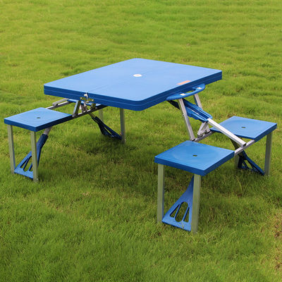 Buitenreizen Opvouwbaar Draagbaar Plastic Metalen Tafel en Stoel Set met Custom Logo