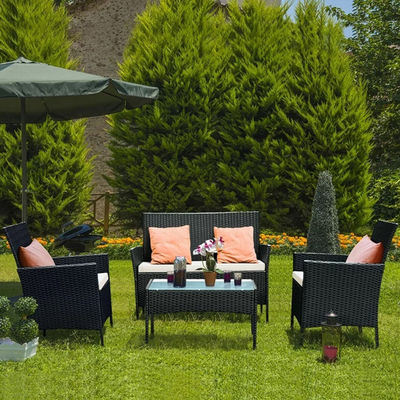 Y Mail Packing Woven Patio Set All Weather Rattan Tuinmeubilair door AJUNION