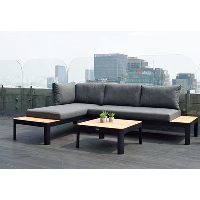 Aluminium modulair tuinmeubilair L172xW72xH43cm AJUNION Outdoor Chaise sectioneel set