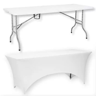 Buiten plastic metalen vouw koffie picknick eettafel voor tuinfeest evenement banket