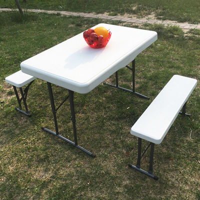 Buitenmeubilair Plastic Metal vouwbaar Picnic Eettafel Stoel Bank Set voor tuin
