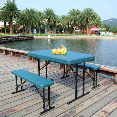 Buitenmeubilair Plastic Metal vouwbaar Picnic Eettafel Stoel Bank Set voor tuin