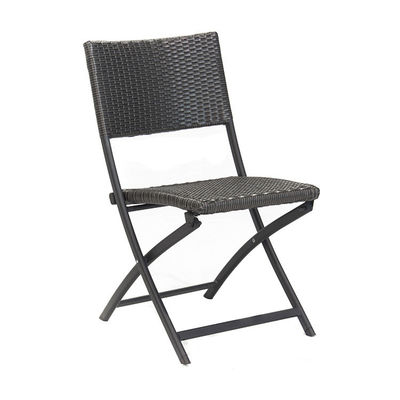 Buiten Banket Evenementen vouwbaar PE Rattan Wicker Eetkamer Koffiestoel met Custom Logo