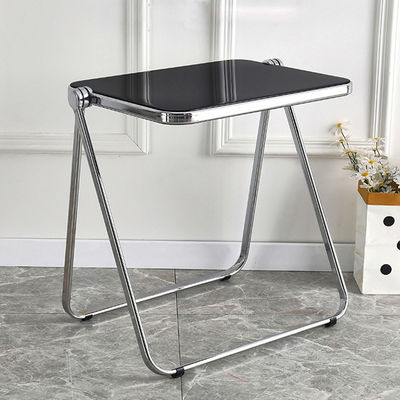Metalen en kunststof vouwbare picknick eetkamer koffietafel voor moderne buitentuin woonkamer