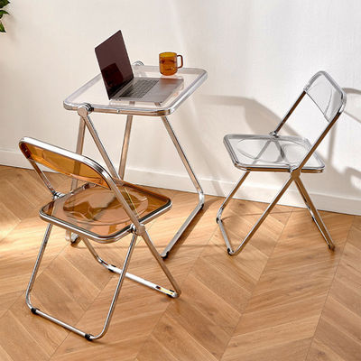 Metalen en kunststof vouwbare picknick eetkamer koffietafel voor moderne buitentuin woonkamer