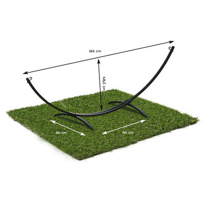 300*150cm Home Outdoor Draagbare Lichte vouwbare dubbele katoenen hangmatten met stand