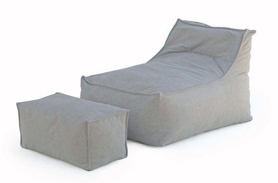 Indoor Outdoor waterdicht bonenzak sofa met 3-5mm bonenvulling en 30x75x30cm pedalafmeting