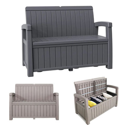 Plastic opslag arm bank stoel stoel voor buiten patio tuin balkon park strand zwembad