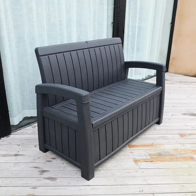 Plastic opslag arm bank stoel stoel voor buiten patio tuin balkon park strand zwembad