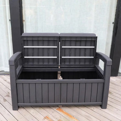 Plastic opslag arm bank stoel stoel voor buiten patio tuin balkon park strand zwembad