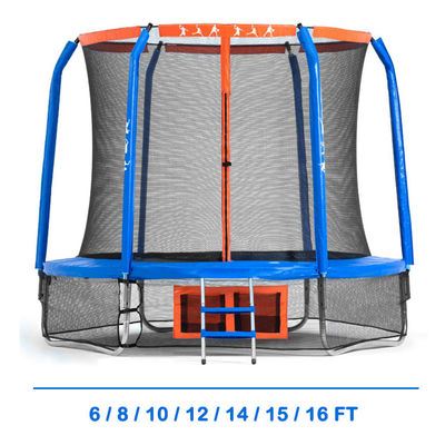 Stalen frame 14 FT of OEM Volwassenen en kinderen Fitness Spring Bed Trampoline met veiligheidsnet Indoor Sport
