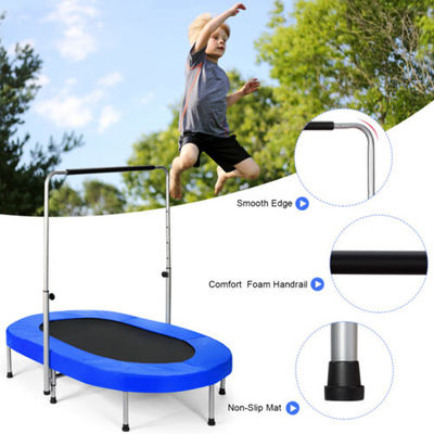 Innen buiten vouwbare vouwbare trampoline voor kinderen 4 FT of OEM hoogte verstelbaar