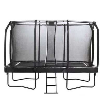 Unisex Outdoor Garden Park Fitness Elastisch Bed Rechthoekig Trampoline met Veiligheidsnet