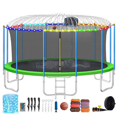 Buitenpark Ronde 10ft Fitness Spring trampoline met veiligheidsnet en aangepast logo