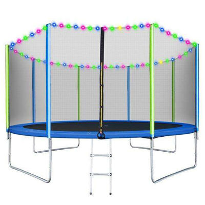 Buitenpark Ronde 10ft Fitness Spring trampoline met veiligheidsnet en aangepast logo
