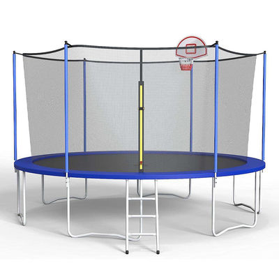 Buitenpark Ronde 10ft Fitness Spring trampoline met veiligheidsnet en aangepast logo