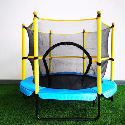 Indoor Fitness Springbed Trampoline voor kinderen en volwassenen 1.4*1.4*1.65 M of OEM Grootte