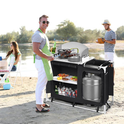 Opvouwbare draagbare tafel voor villa feest evenement banket in buitentuin achtertuin patio