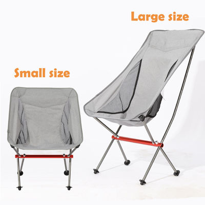 Outdoor Wandelen Reizen Aluminium Lichtgewicht Achtergrens Draagbare Opvouwbare Camping Moon Chair