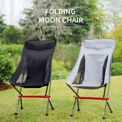 Outdoor Wandelen Reizen Aluminium Lichtgewicht Achtergrens Draagbare Opvouwbare Camping Moon Chair
