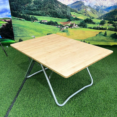 Custom logo borduurwerk of printing lichtgewicht opvouwbare tafel voor outdoor reis tuin
