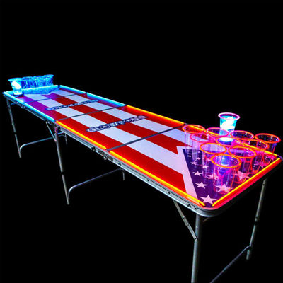 Opvouwbare Draagbare Bier Pong Tafel voor Outdoor Garden Bar Bistro Cafe Patio Party Event