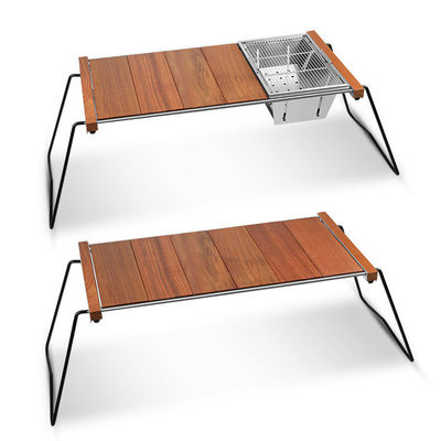Lichte Draagbare Verstelbare Barbecue Beach Picnic Camping Keuken Tafel voor het Diner