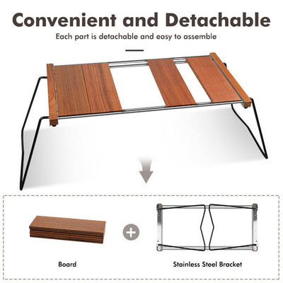 Lichte Draagbare Verstelbare Barbecue Beach Picnic Camping Keuken Tafel voor het Diner