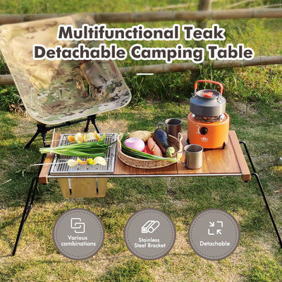 Lichte Draagbare Verstelbare Barbecue Beach Picnic Camping Keuken Tafel voor het Diner