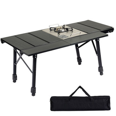 Verstelbare lichtgewicht campingtafel voor wandeltuin BBQ Strand picknick keuken