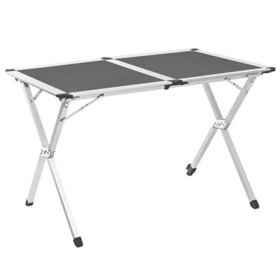 Draagbare lichtgewicht aluminium opvouwbare tafel voor buitentuin patio feest evenement