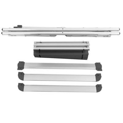 Draagbare lichtgewicht aluminium opvouwbare tafel voor buitentuin patio feest evenement