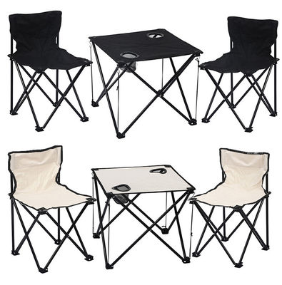 Visvangst Camping Strandstof Dubbele Draagbare Outdoor Tuinstoel en Tafel voor Volwassenen