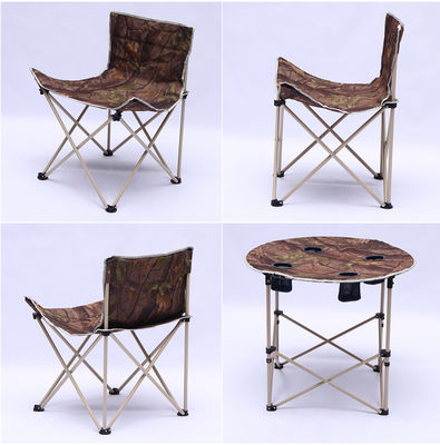 Visvangst Camping Strandstof Dubbele Draagbare Outdoor Tuinstoel en Tafel voor Volwassenen