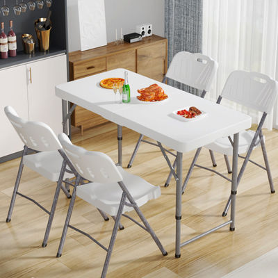 Draagbare vouwtafel van HDPE-plastic metalen voor hotels, restaurants en banketten