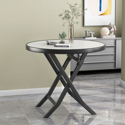 Metalen ijzer opvouwbare koffietafel voor buitencamping Cafe Balkon Tuin Terras