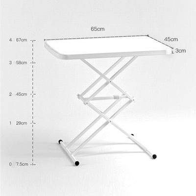 Tuinkantoor Indoor Outdoor TV Dinner Tray Table Draagbare Verstelbare Stevige Kleine Opvouwbare Tafel