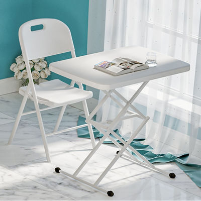 Tuinkantoor Indoor Outdoor TV Dinner Tray Table Draagbare Verstelbare Stevige Kleine Opvouwbare Tafel
