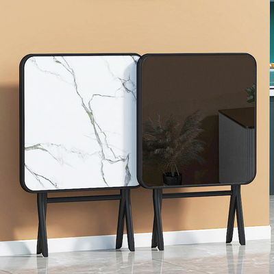 Buitentafel Metalen gehard glas Vierkante Ronde Opvouwbare Afklapbare Koffietafel