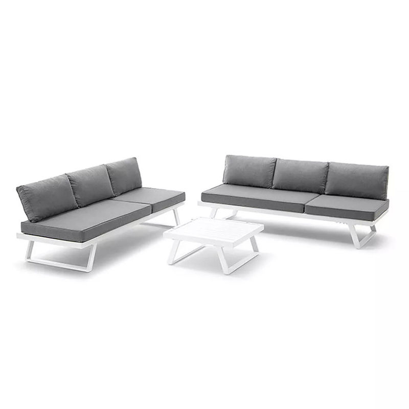 Vakantie Balkonmeubelen AJUNION Tuin Set Patio Afdelingsbank L190 x W70 x H74cm