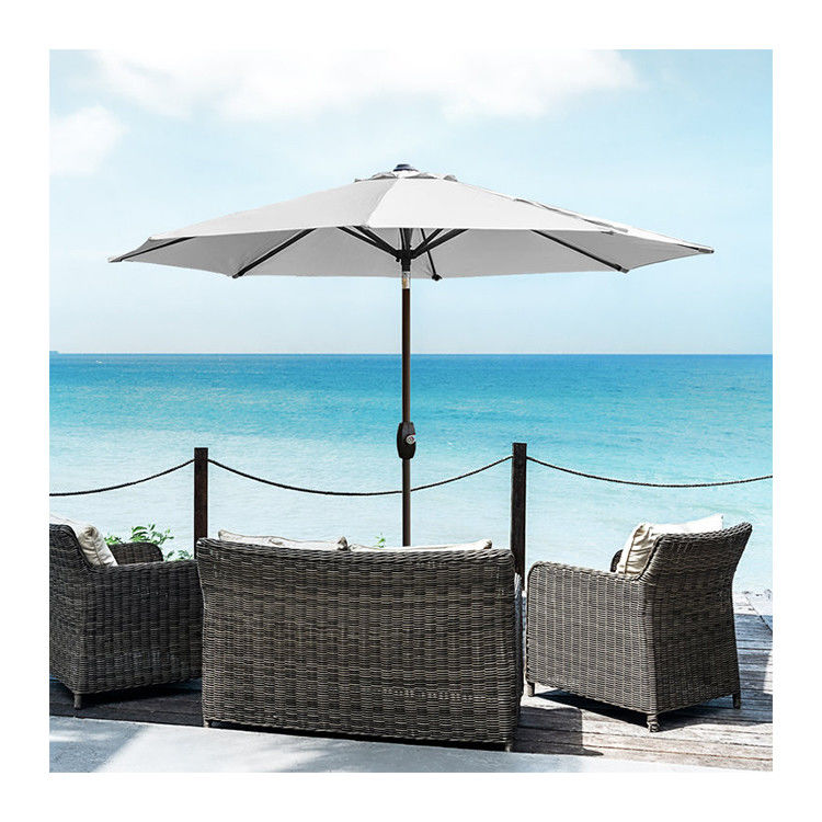 Waterdicht AJUNION 9ft Outdoor Offset paraplu voor café en patio in moderne stijl
