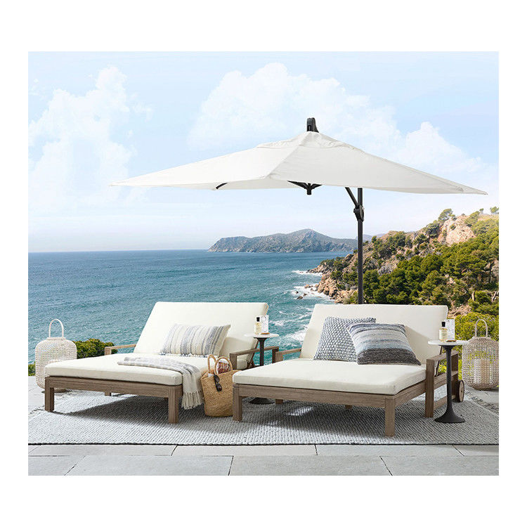 16.5"L x 6"W x 90"H paraplu Pakket Luxe Aluminium Patio Paraplu en Meer Opties