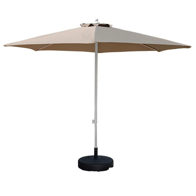Camping Ronde Aluminium Centrum Palen Paraplu voor Outdoor Restaurant Cafe Hotel Garden Beach