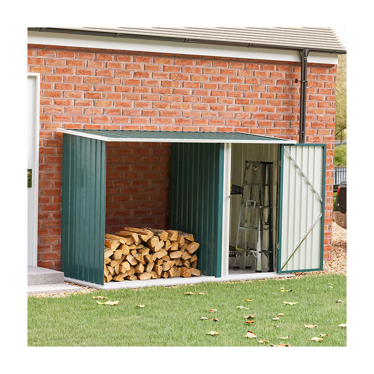 AJUNION Outdoor Houtopslag Schuur met sluitbaar staal Bescherm uw tuinwerktuigen