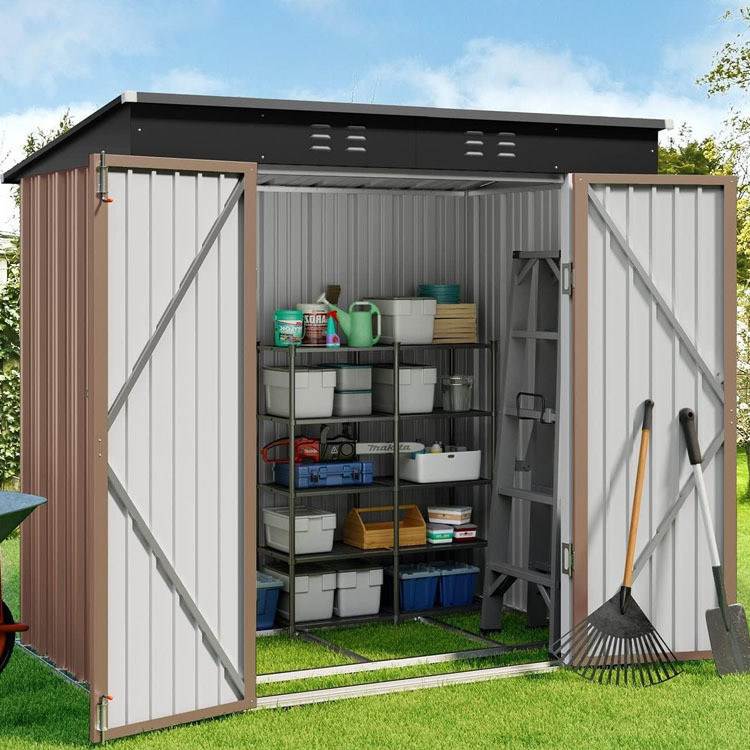 Buitentuin Kleine gereedschappen fiets schuur Huis Metalen staal Waterdicht Tuinopslag