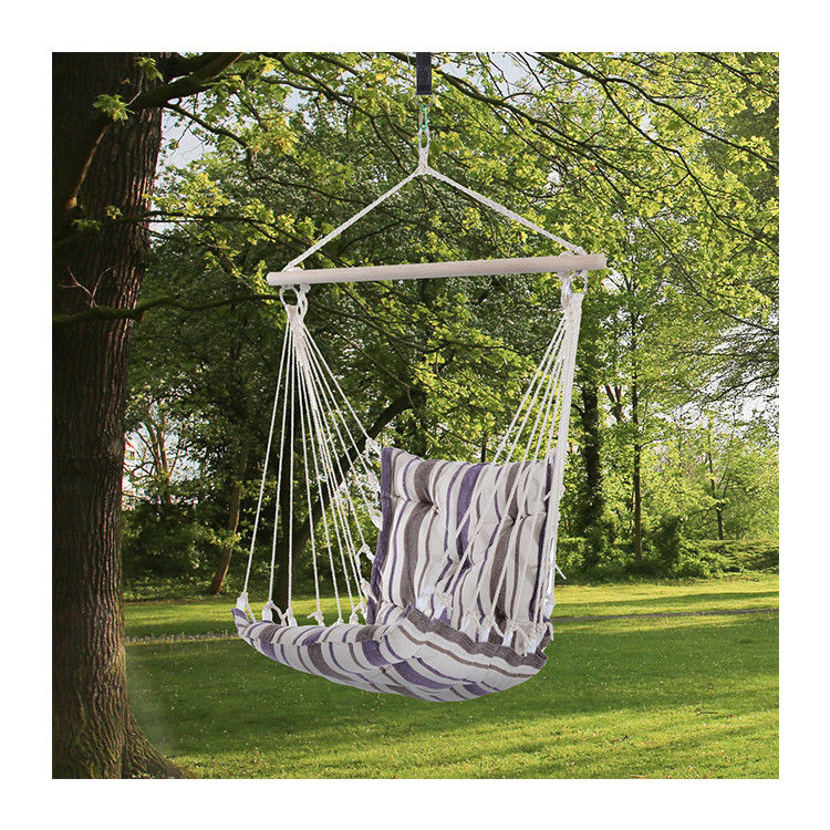 3.1kg AJUNION Outdoor Swing Hammock Stoel Moderne stijl Hangende katoenen touw Swing stoel