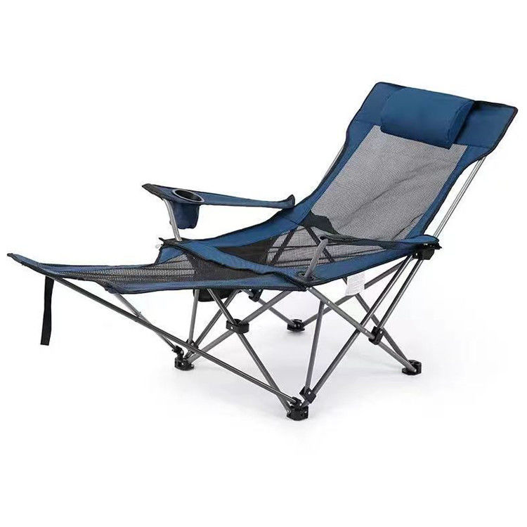 Aluminium Buitenvouwbare Kamperstoel Draagbare en verstelbare Moon Beach Leunstoel