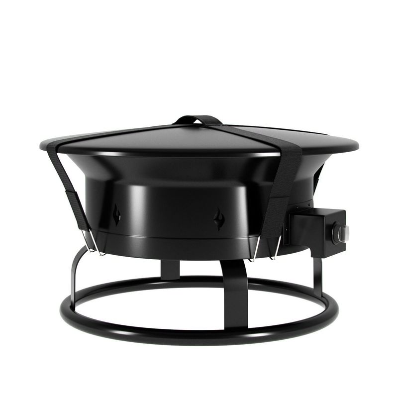 58 000 BTU Draagbare propaanvuurput Ideaal voor buitencamping 19"D x 19"W x 11"H